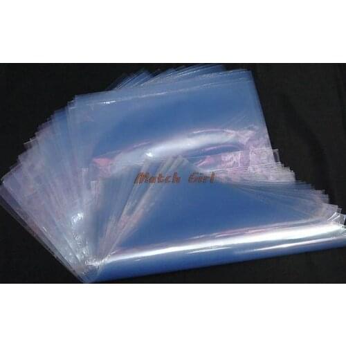 100pcs/lot-width(20cm-30cm) PVC Heat Shrink Wrap storage Bag Seal Bag Clear Plastic Polybag Gift Cosmetics Packaging Pouch