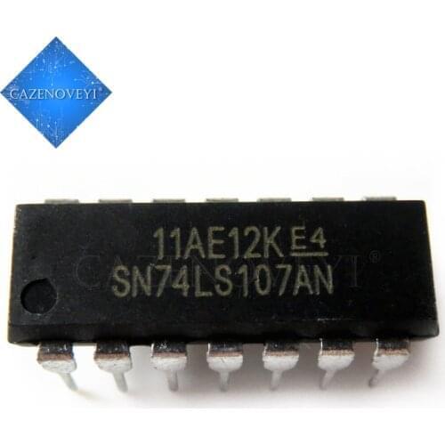 5pcs/lot SN74LS107AN DIP14 SN74LS107N DIP HD74LS107AP 74LS107 DIP-14 DM74LS107AN MB74LS107 In Stock