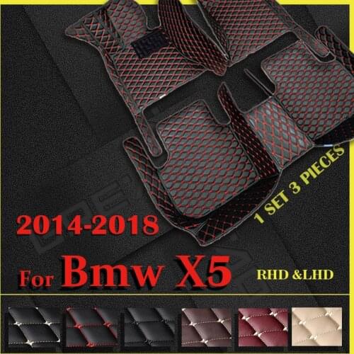 Car floor mats for BMW F15 X5 2014 2015 2016 2017 2018 Custom auto foot Pads automobile carpet cover