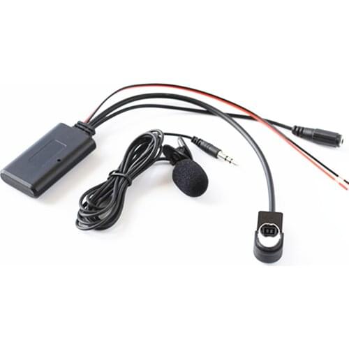 Car Bluetooth AUX Adapter Wireless Audio Phone Call Handsfree Microphone For Alpine KCA-121B AI-NET CDA-9857 CDA-9886 CDA-117