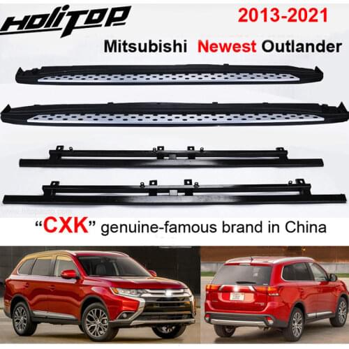 Side bar running board side step for Mitsubishi Outlander 2016 2017 2018 2019+,CXK genuine,full refund if can not stand 4persons