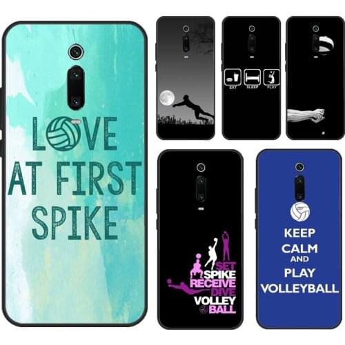 Play Volleyball Ball Case For Xiaomi Mi A3 9 10 9T Pro Max3 Mi Note 10 Lite Cover For POCO X3 F2 Pro F1