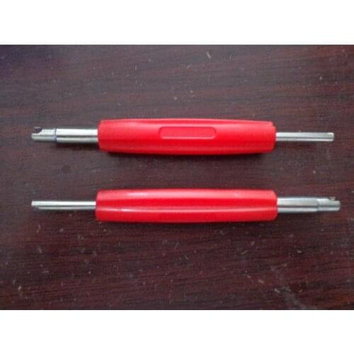For R134a f12 dual valve cochleare air conditioning valve core cavatappi double slider valve wrench 2 pcs/lot