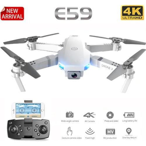 E59 RC Drone 4K HD Camera Professional Aerial Photography Helicopter 360 Degree Flip WIFI Real Time Transmission Quadcopter
