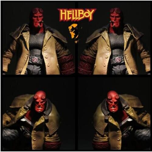 Hell Baron 2 Hellboy Hell Boy 6-Inch Super Movable Doll Model Toy MEZCO Ant Action Figure T68