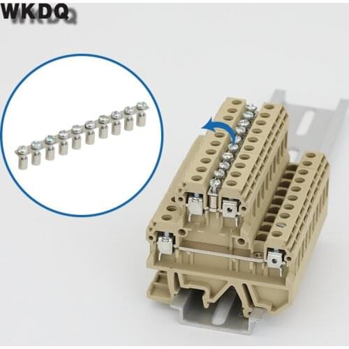 SAK-DK4Q10 Fixed Bridge For Weidmuller DK 4Q/35 DK 4QV/35 Accessories DIN Rail Terminal Blocks