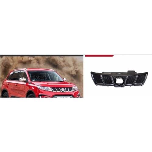 Hot Sale ABS material modification front grille racing grills for Suzuki Vitara 2016 2017 2018 With LOGO