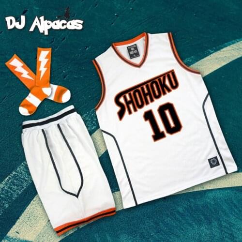 Anime KUROKOS BASKETBALL Costumes Kuroko No Basuke Cosplay Shutoku School #10 Takao Kazunari Guest Basketball Jersey Uniform