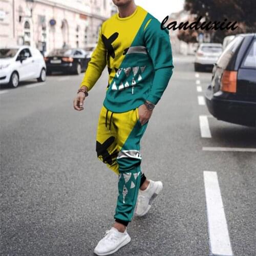 Landuxiu Mens Summer Tracksuits