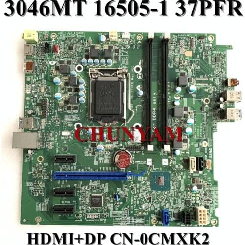 Desktop PC Motherboard For DELL Optiplex 3046 MT Series Motherboard 37PFR 16505-1 DDR4 CN-0CMXK2 CMXK2 3046MT Mainboard