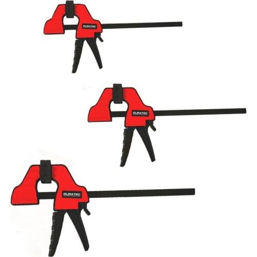 4-12 Inch Quick Ratchet Release Speed Squeeze WoodWorking Work Bar Clamp Clip Kit Spreader Gadget Tool DIY Hand Woodworking