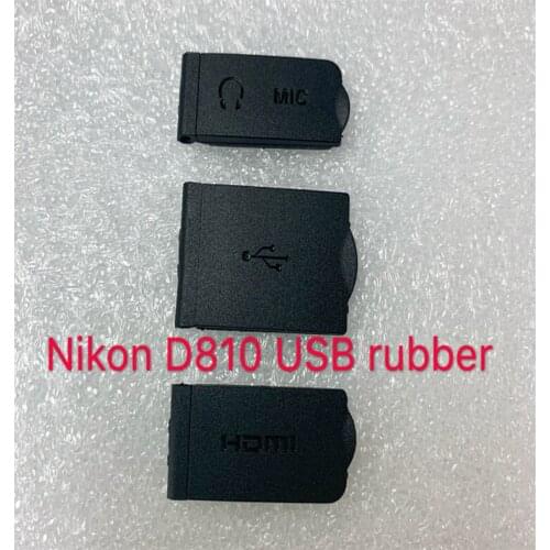 New Original for Nikon D810 USB leather side leather USB leather cover side leather set