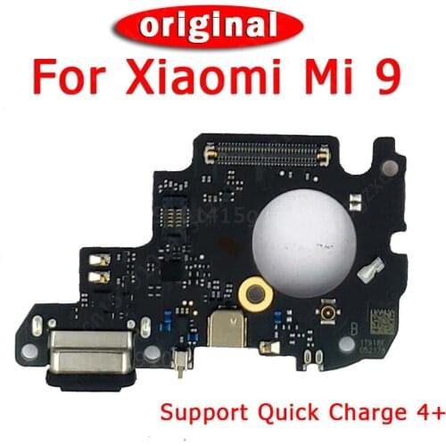 Original Charging Port For Xiaomi Mi 9 USB Plug PCB Dock Connector Flex Cable Replacement Spare Parts Charge Board For Mi 9 Mi9