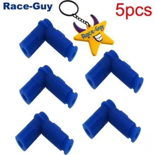 Blue Rubber Ignition Coil Spark Plug Cap For 50cc 70cc 90cc 110cc 125cc 140cc 150cc 160cc 200cc 250cc Pit Bike ATV Quad