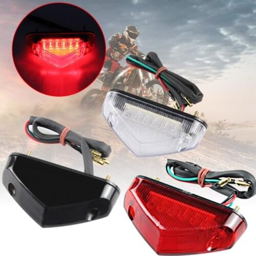 Universal DC 12V 12 LED Brake Stop Tail Light Signal Indicators Light Lamp For Motorcycle Motorbike ATV Dirt Bike