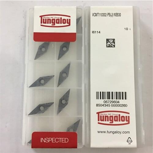 VCMT110302-PS NS530 100% Original TUNGALOY carbide insert with the best quality 10pcs/lot free shipping
