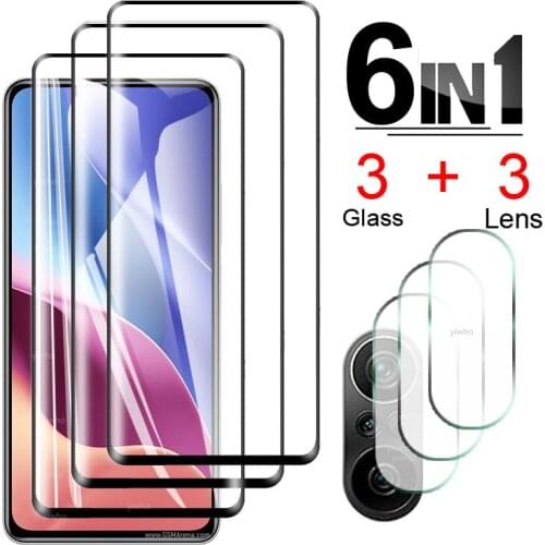 Tempered Glass for Xiaomi Poco X3 NFC M3 F3 Protective Camera Lens Film for Xiaomi Poco F3 X3 M3 Screen Protector X 3 M 3 2 F 3