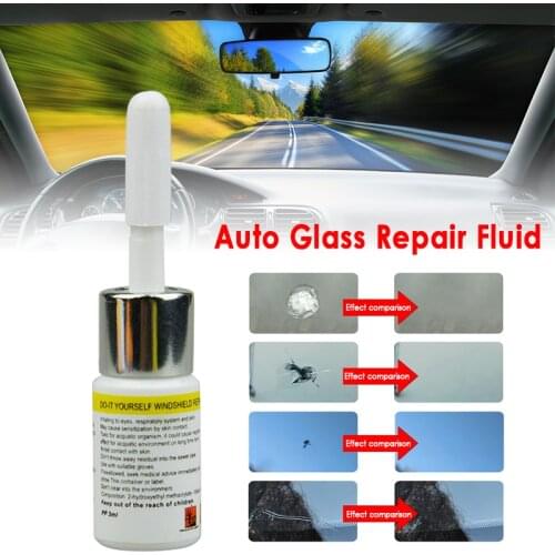 Auto Glass Repair Fluid DIY Premium Car Windscreen Repair Kit Crack Chip Windshield Glass Repair Fluid Scratch Crack Nano Repair