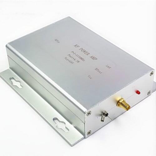 1-1100MHz 4.5W 24V HF VHF UHF FM Transmitter RF Power Amplifier Practical Durable AMP For Ham Radio
