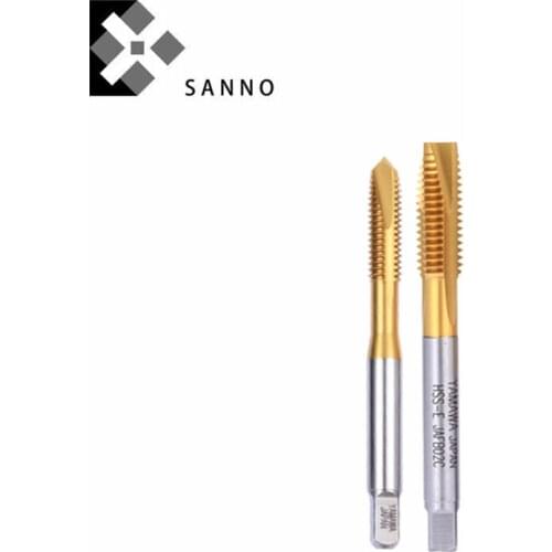 M2/M2.5/M3/M4/M5/M6/M8/M10/M12 YAMAWA nitride titanium plating spiral tap special stainless steel screw taps