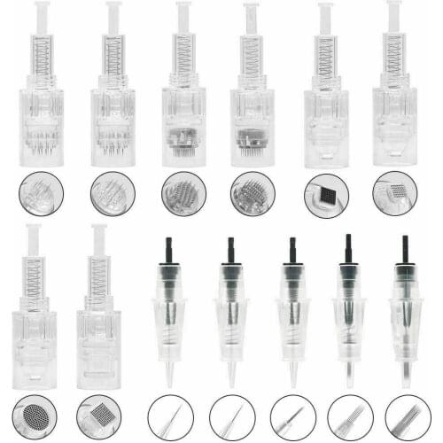 10 Pcs Screw Cartridge for Derma Pen High Hygiene Tattoo Mesotherapy Derma pen Needle Cartridge No Contamination