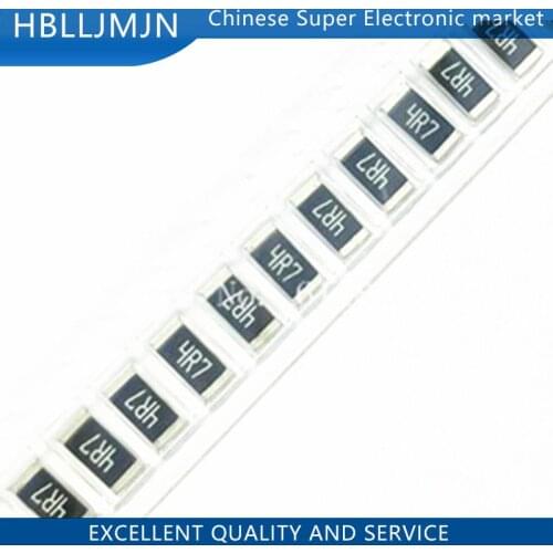 100pcs 2010 5% 3/4W SMD Chip Resistor resistors 0R - 10M 0 10 100 220 470 ohm 0R 10R 100R 220R 470R 1K 2.2K 4.7K 10K 100K 1M 10M