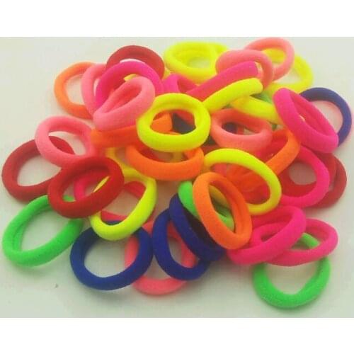 100pcs/lot DIY Hair Bows Grooming Pet Hair Rubber Band Dog Cat Hair Accessories 3cm high elastic jointless hair ring