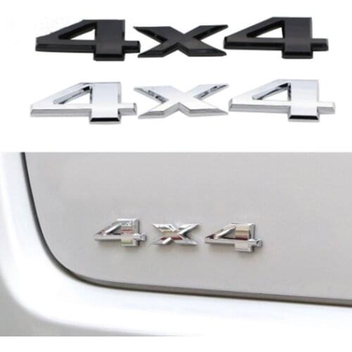 ABS Chrome Car 4x4 Logo Sticker for Jeep Commander Compass Grand Cherokee Liberty Patriot Wrangler Comanche Commando Dispatcher
