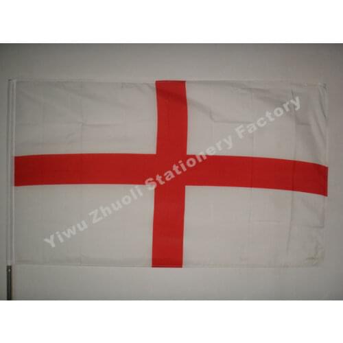 England Flag 150X90cm (3x5FT) 115g 100D Polyester Double Stitched High Quality Free Shipping Red Cross London