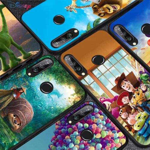 Disney Movie Silicone Cover For Huawei P50 P40 P30 P20 Pro P10 P9 F8 Lite E Plus 2016 5G Black TPU Phone Case