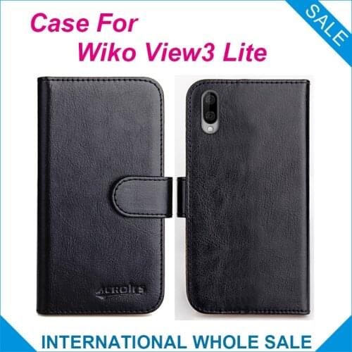 Wiko View3 Lite Case 6 Colors Flip Slots Leather Wallet Cases For Wiko View3 Lite Cover Slots Phone Bag Credit Card