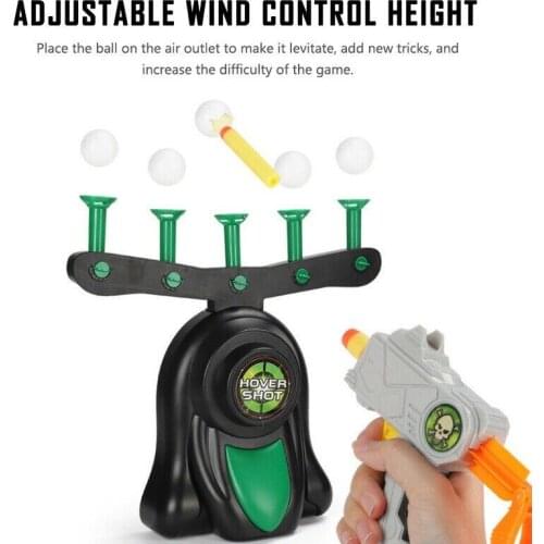 Electric Air Shot Hovering Ball Funny Floating Target Airshot Game Foam Dart Blaster Shooting Ball Toy Kid Gift