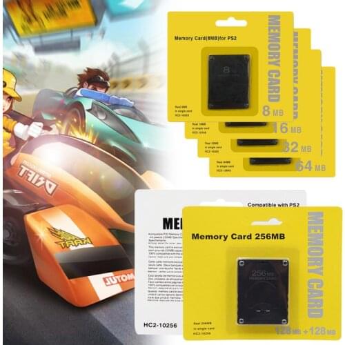 8/16/32/64/128/256MB Megabyte Memory Card For Sony PS2 Memory Expansion Card For Playstation 2 Data Save Stick