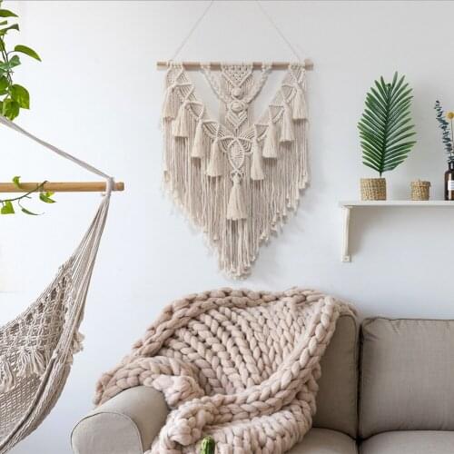 Macrame Wall Hanging Tapestry Wall Decor Boho Bohemian Woven Home Decoration Custody