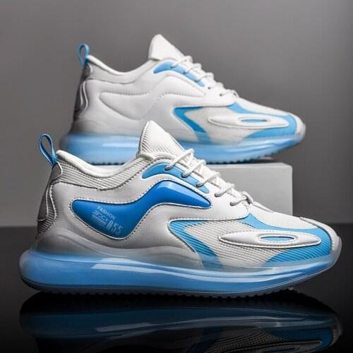 Men Running Shoes Breathable Outdoor Sports Shoes Lightweight Sneakers For Men Comfortable Athletic New Full Palm Air Cushion