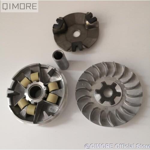 18mm Variator Set for 2 stroke air cooling Scooter ATV Minarelli 1PE40QMB JOG50 Zuma50 BWS50 AEROX50 AXIS50 NITRO50