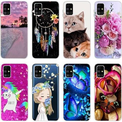 New Fashion Funda For Samsung Galaxy M51 Case M515F Soft Slim Silicone Phone Cases For Samsung M51 M 51 Back Cover Bumper 6.7