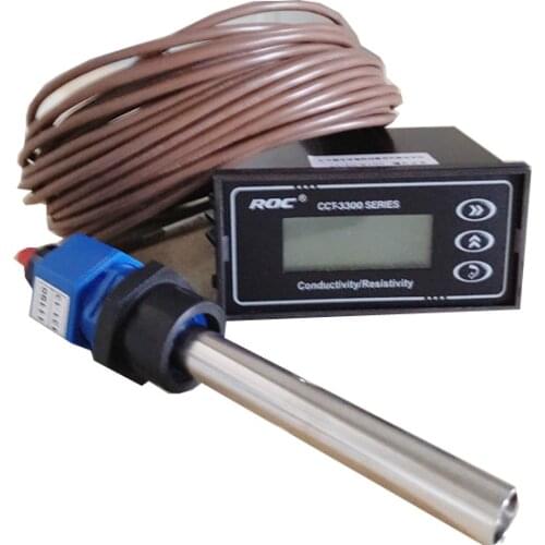 On line test of Kerui resistivity meter rm-220 (current model cct-3320) ultra pure water resistance meter