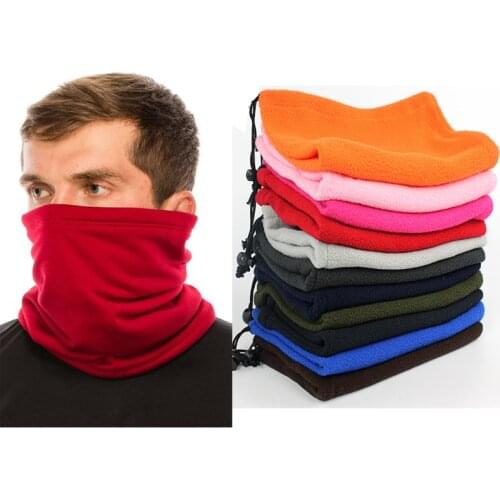 Winter Warm Outdoor Gaiter Bandana Thicken Fleece Neck Warmer Cycling Scarves Men Bufanda Ski Climbing Neck Scarf Neck Warmers