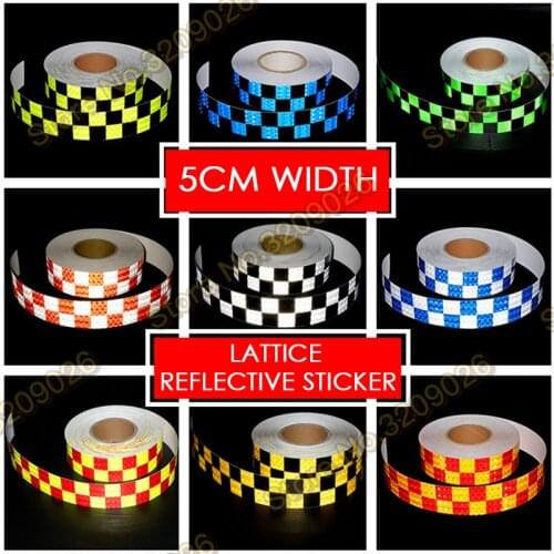 600cm*5cm Warning Tape Strip Stickers Warning Light Reflector Protective Sticker Reflective Film Car Body Safety Mark Protection