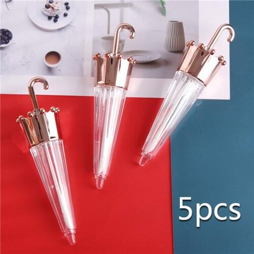 5pcs/lot 2.5ML Diamond Shaped Empty Lip Gloss Tubes Clear Liquid Lipstick Balm Glaze Empty Tube Makeup Bottle Refillable Bottle