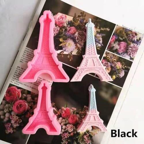 Two different sizes of Eiffel Tower cake decoration fondant silicone mold cake decoration mold DIY baking chocolate mold