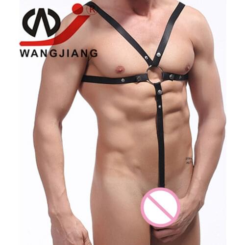 WJ Male Jockstrap Thong Gay Sex Toys For Men Gay Porn Pride Mens Sexy Underwear Spandex Thongs And G Strings Clothing Jewelry