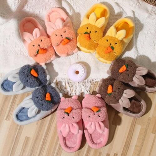 Autumn Winter Boys Girls Slippers Baby Cute Cartoon Home Shoes Children Toddler Warm Plush Indoor Slippers Kids Home Slippers