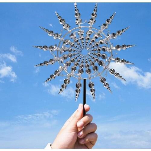 Unique And Magical Metal Windmill Outdoor Wind Spinners Wind Catchers Yard Patio L awn Garden Decoration D1