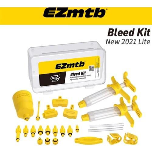 EZMTB Bicycle universal Hydraulic Bleed Kit Lite Version for shimano/tektro/magura/hayes/formula/sram/avid/giant/nutt disc brake