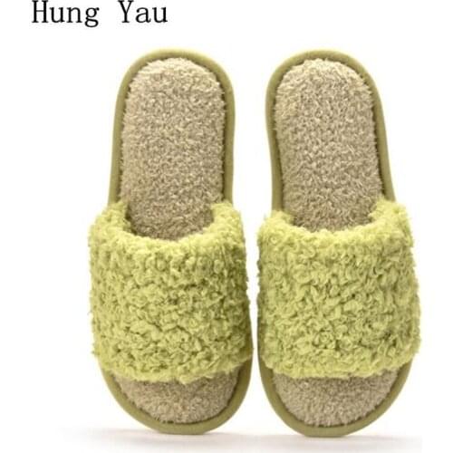 Women Slippers Flips Flops Autumn Winter Shoes Solid Fashion Platform Sandals Slides Non-slip Flats Indoor Comfortable