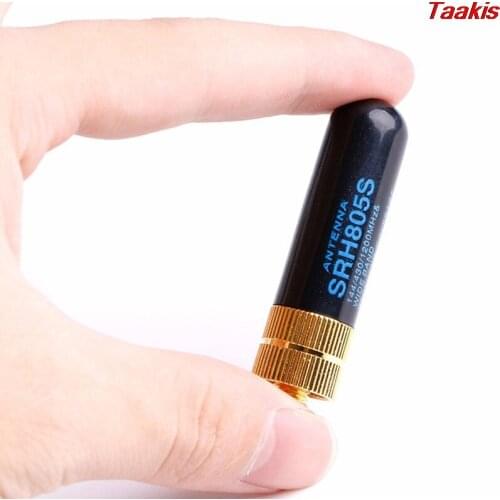 1pc Mini SRH-805S 5CM SMA-F Female Dual Band Antenna 50OHM for BAOFENG UV-5R BF-888S Radio SRH-805S Antenna 10W