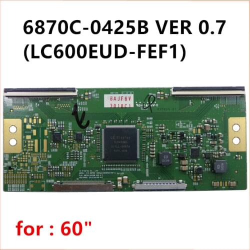 Free shipping original 100% test for LG 6870C-0425B VER 0.7 (LC600EUD-FEF1) logic board
