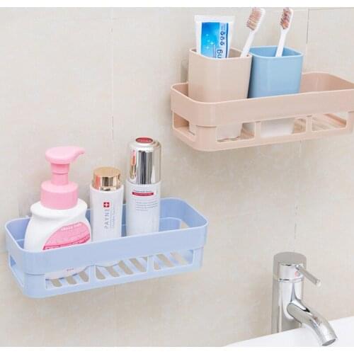 Home Kitchen Self-Adhesive Wall-Mounted Under-Shelf Spice Organizer Spice Bottle Storage Rack Kitchen Supplies Storage In Stock